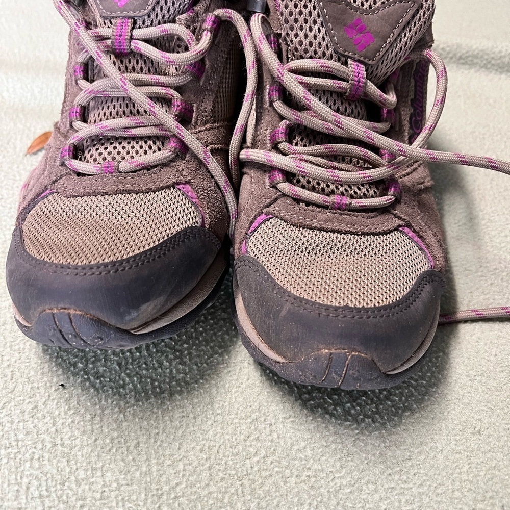 Columbia Women's Brown and Purple Athletic Shoes - Picture 4 of 8